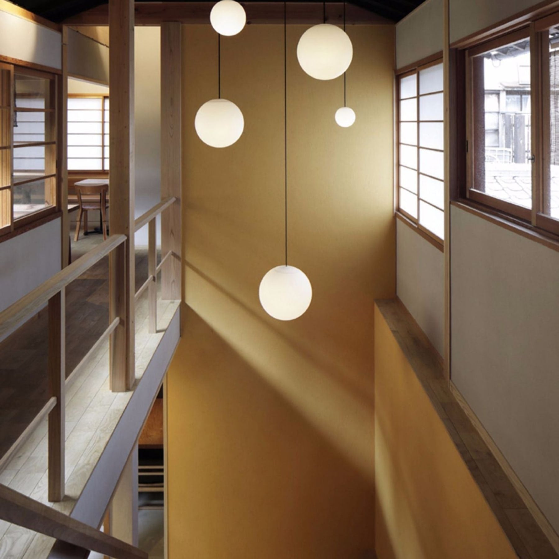 Modern Glass Pendant Light With Integrated LED for Dining Room — Ashbury Home & Living