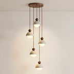 Contemporary Travertine Stone Pendant Light With Dimmable Glow — Ashbury Home & Living