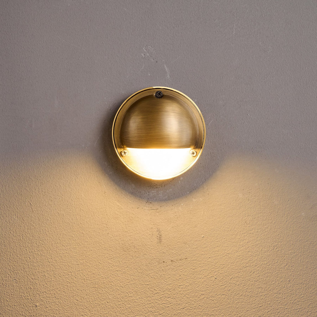 Contemporary Copper Wall Light With Dimmable Tri-Colour Glow — Ashbury Home & Living
