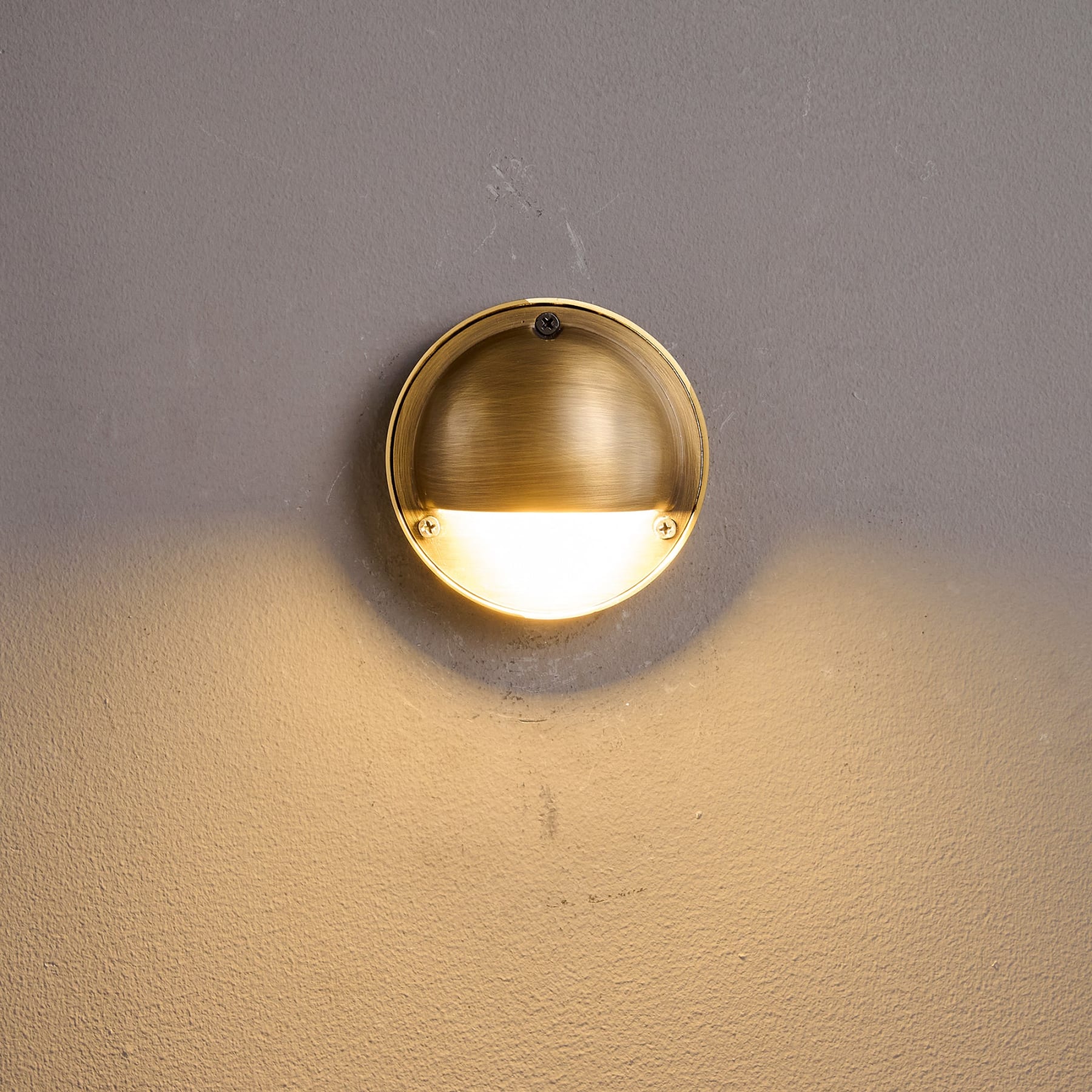 Contemporary Copper Wall Light With Dimmable Tri-Colour Glow — Ashbury Home & Living