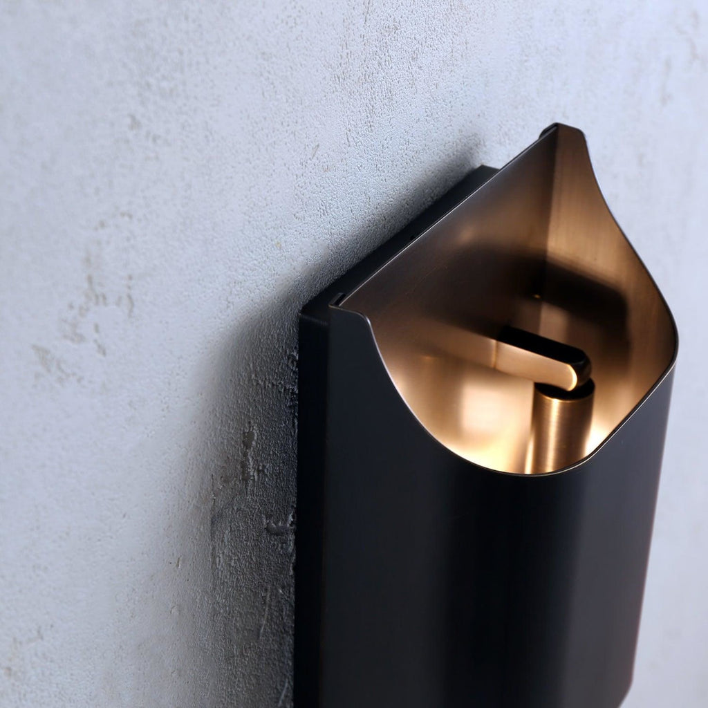 Modern Brass Wall Light With Warm LED Glow for Living Room — Ashbury Home & Living