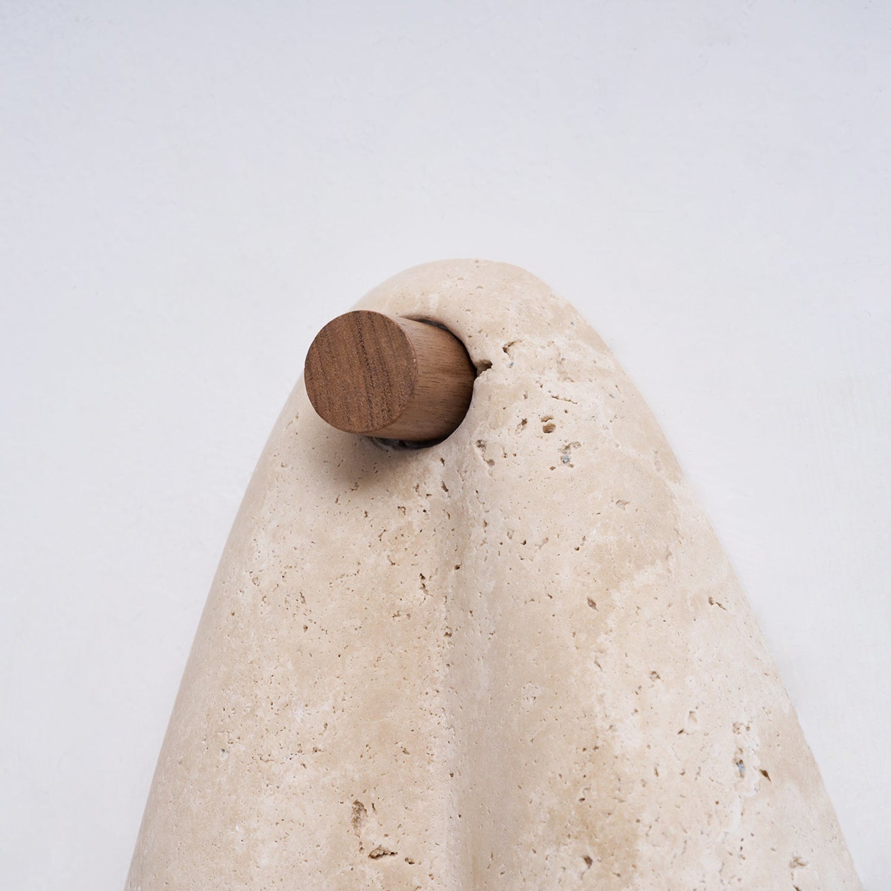 Modern Travertine Wall Light With Warm LED Glow — Ashbury Home & Living