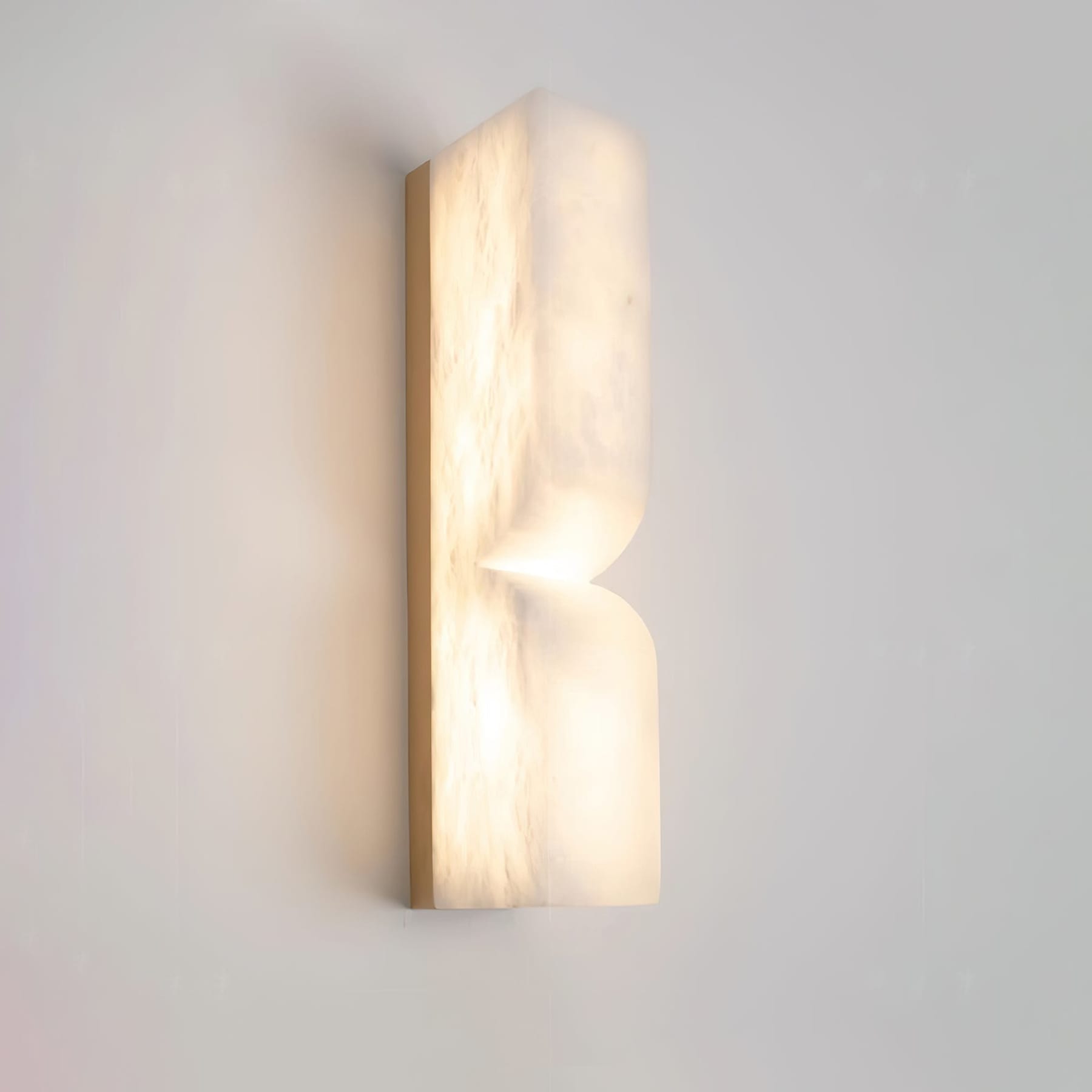 Modern Marble Wall Light With Warm LED Glow for Living Room — Ashbury Home & Living