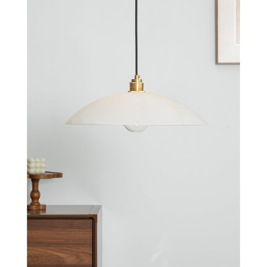 Modern Marble and Copper Pendant Light for Dining Room — Ashbury Home & Living