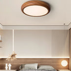 Scandinavian Wood Flush Mount Ceiling Light for Living Room — Ashbury Home & Living