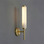 Modern Metal and Faux Alabaster Wall Light for Living Room — Ashbury Home & Living