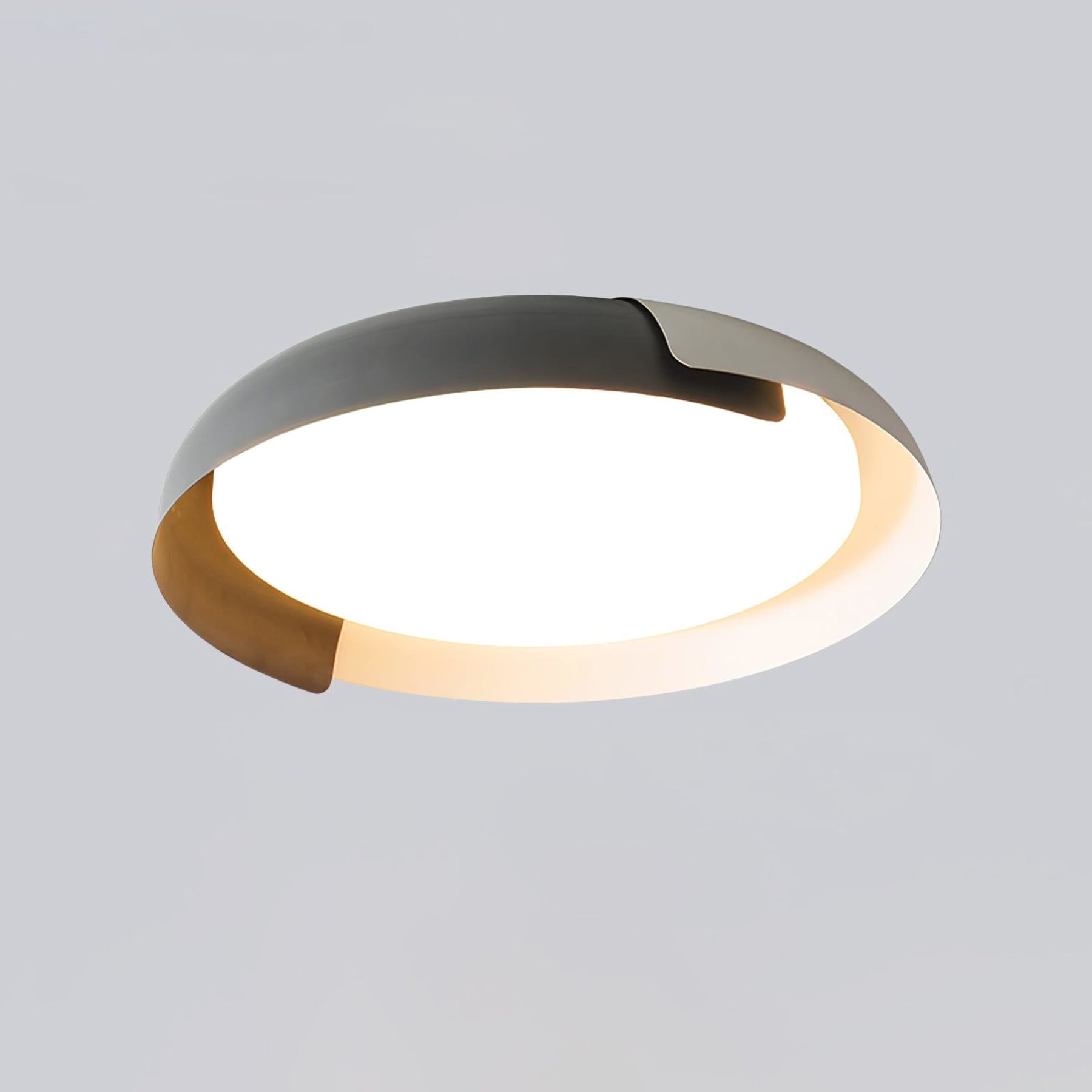 Modern Wood Flush Mount Ceiling Light for Living Room — Ashbury Home & Living