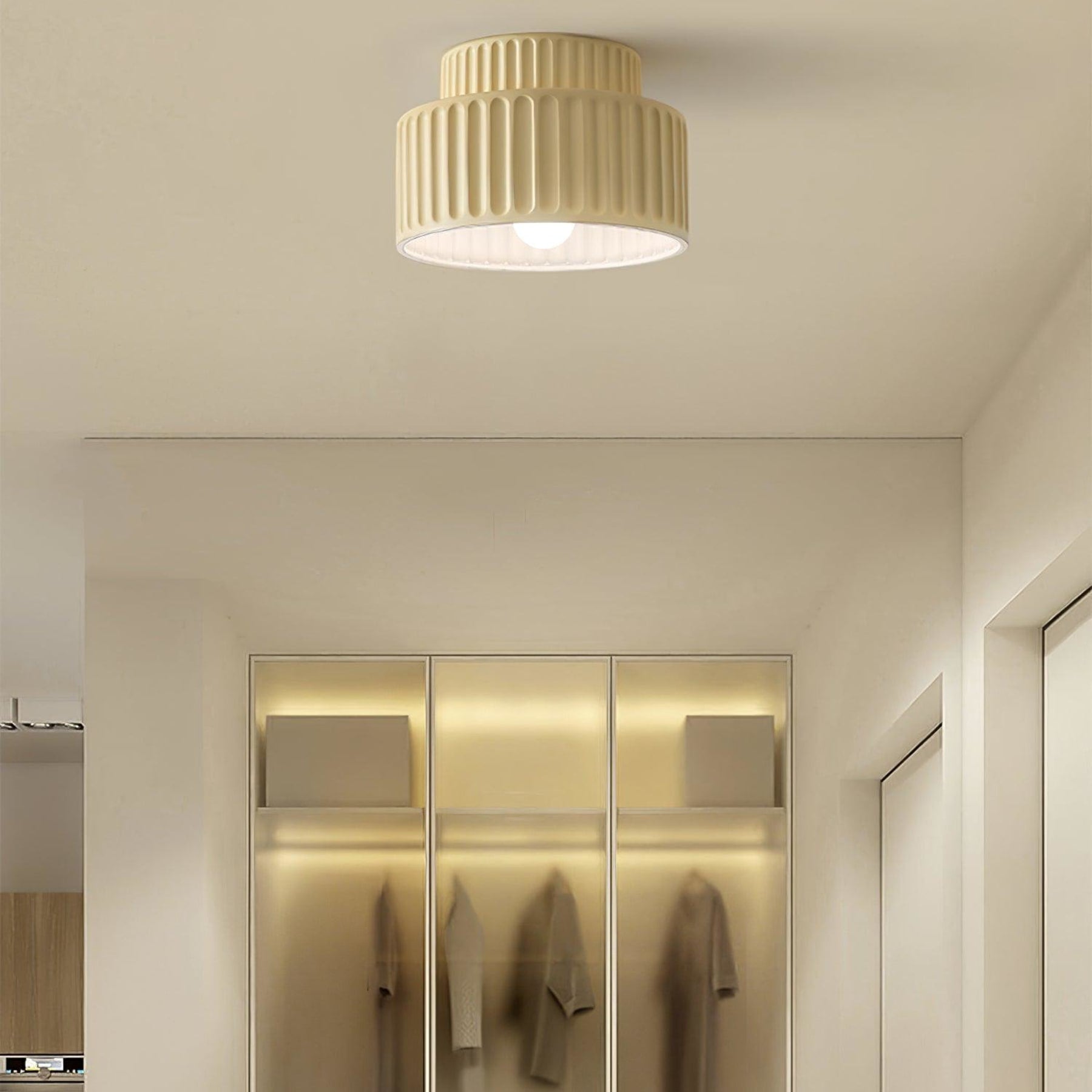 Modern Semi-Flush Ceiling Light for Living Room and Bedroom — Ashbury Home & Living