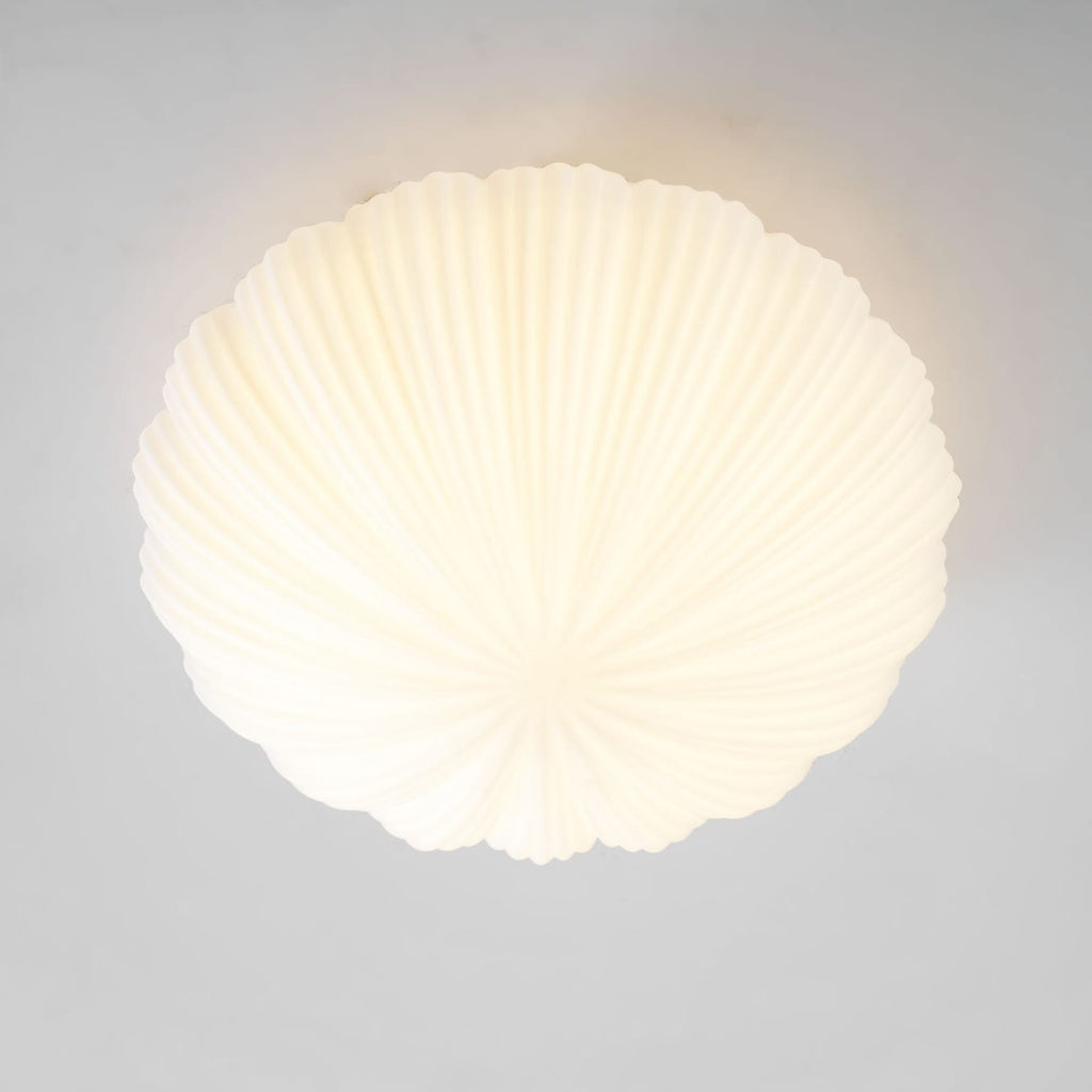 Modern Glass Flush Mount Ceiling Light — Ashbury Home & Living