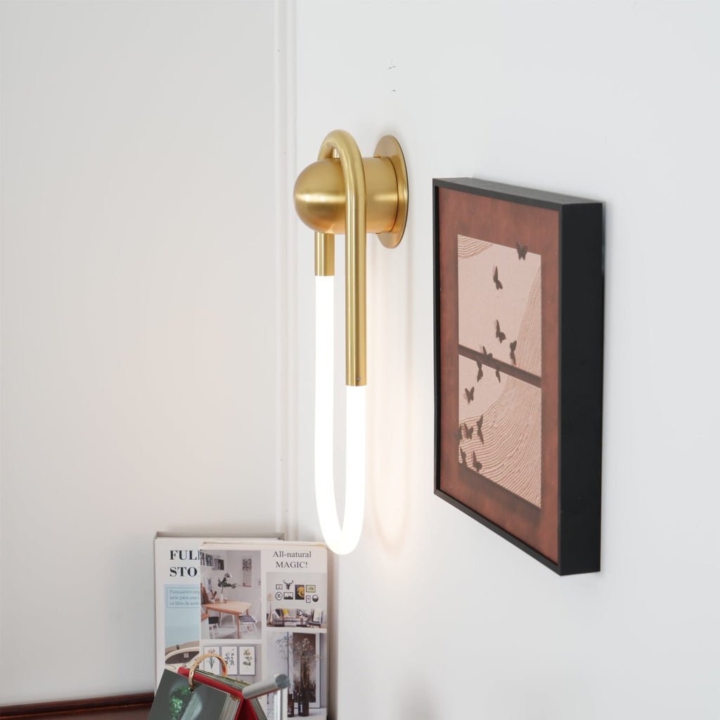Minimalist Metal Wall Light for Living Room and Bedroom — Ashbury Home & Living