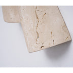 Modern Travertine Wall Light With Warm LED Glow — Ashbury Home & Living