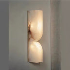 Modern Marble Wall Light With Warm LED Glow for Living Room — Ashbury Home & Living