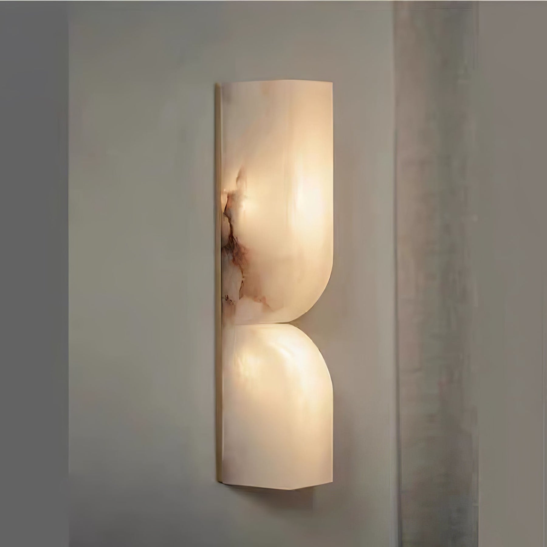 Modern Marble Wall Light With Warm LED Glow for Living Room — Ashbury Home & Living