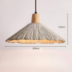 Cream Wabi-Sabi Cement Pendant Light With E27 LED Light