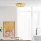 Vintage Glass Flush Mount Ceiling Light for Living Room — Ashbury Home & Living