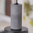 Industrial Concrete Pendant Light With Warm LED Glow — Ashbury Home & Living