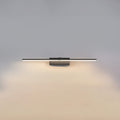 Modern Iron Linear Wall Light With Integrated LED for Hallway in Black — Ashbury Home & Living