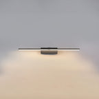Modern Iron Linear Wall Light With Integrated LED for Hallway in Black — Ashbury Home & Living