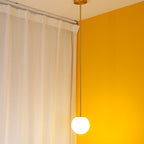 Modern Glass Pendant Light With Integrated LED for Dining Room — Ashbury Home & Living