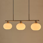 Modern Glass Pendant Light With Tri-Colour LED Glow — Ashbury Home & Living