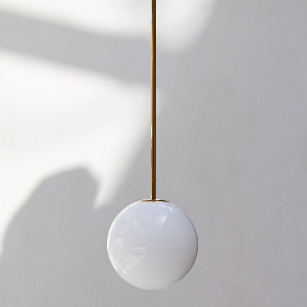Modern Glass Pendant Light With Integrated LED for Dining Room — Ashbury Home & Living