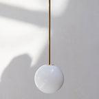 Modern Glass Pendant Light With Integrated LED for Dining Room — Ashbury Home & Living