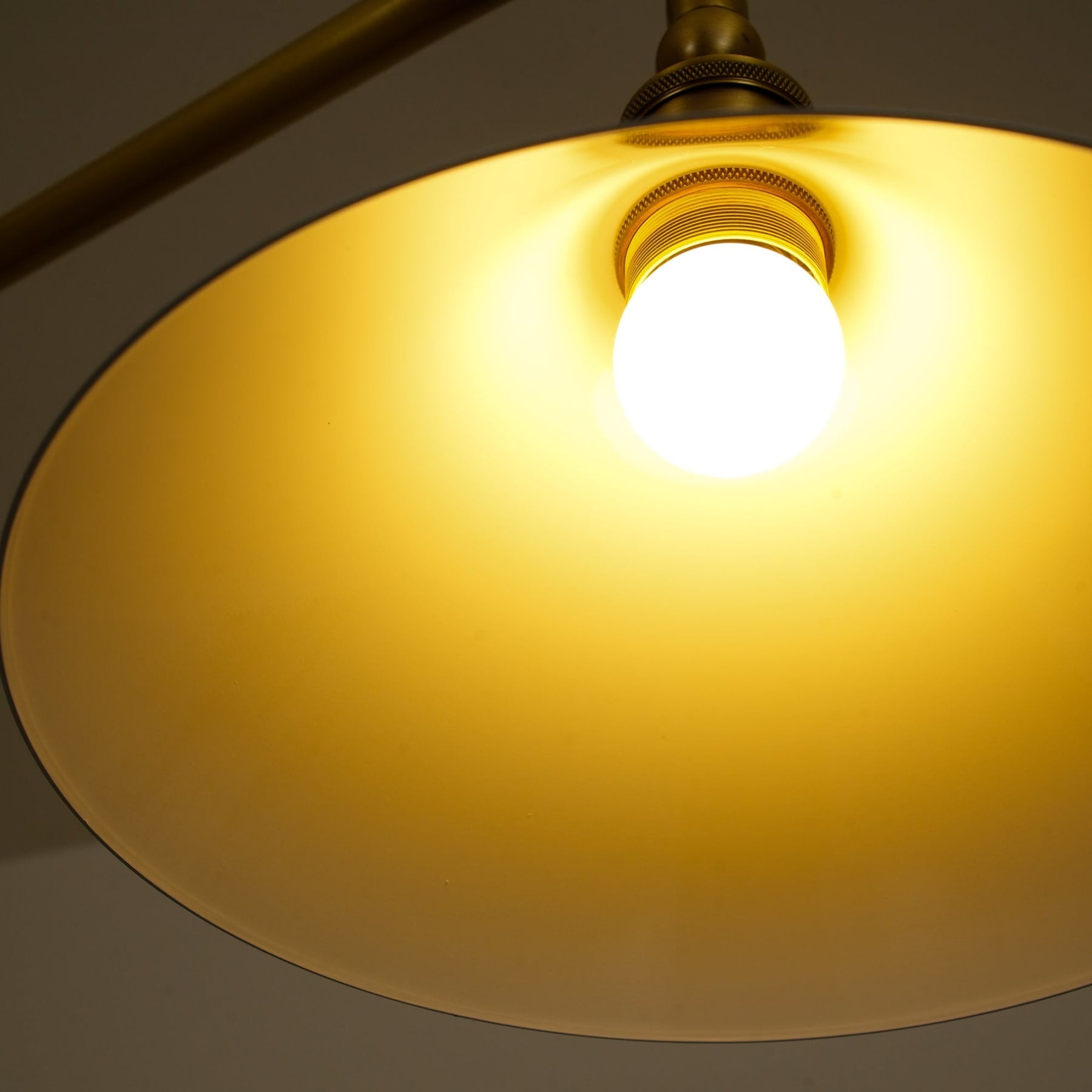 Modern Brass Pendant Light With Ceramic Shades for Dining Room — Ashbury Home & Living