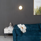 Modern Glass Wall Light With Warm Glass Shades — Ashbury Home & Living