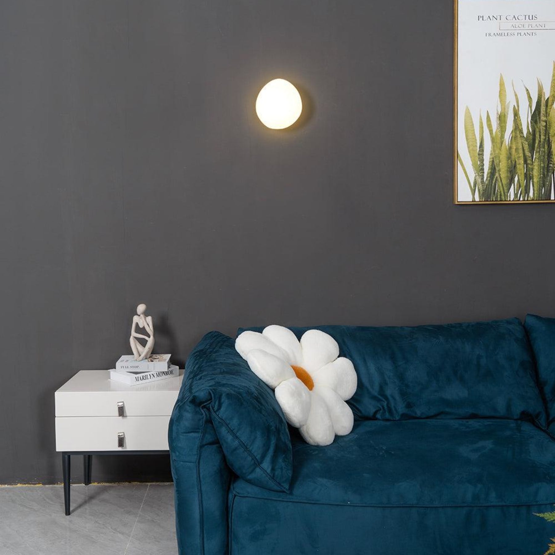 Modern Glass Wall Light With Warm Glass Shades — Ashbury Home & Living