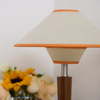Modern Wood Table Lamp With Fabric Shade for Living Room — Ashbury Home & Living