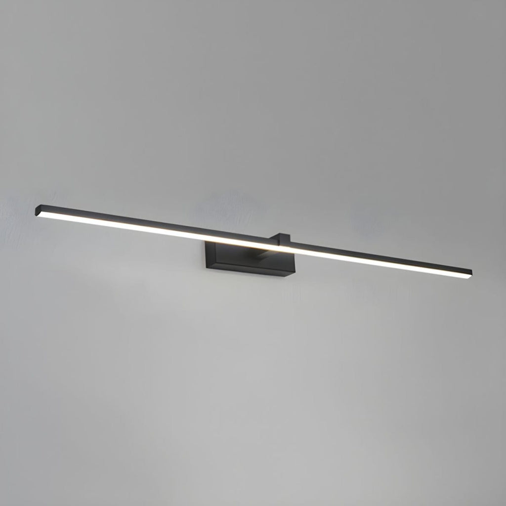 Modern Iron Linear Wall Light With Integrated LED for Hallway — Ashbury Home & Living