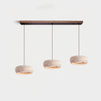 Modern Travertine Stone Pendant Light With Dimmable Remote Control — Ashbury Home & Living