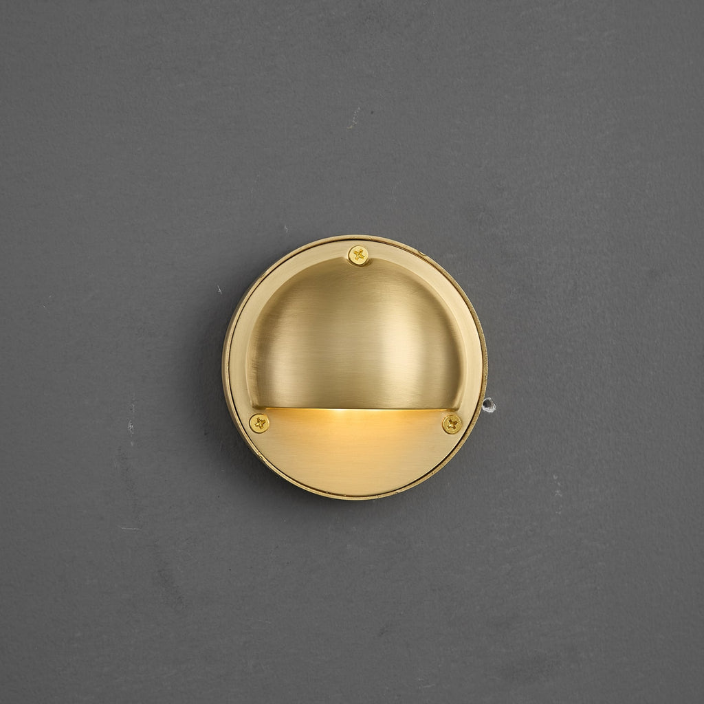 Contemporary Copper Wall Light With Dimmable Tri-Colour Glow — Ashbury Home & Living