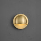 Contemporary Copper Wall Light With Dimmable Tri-Colour Glow — Ashbury Home & Living