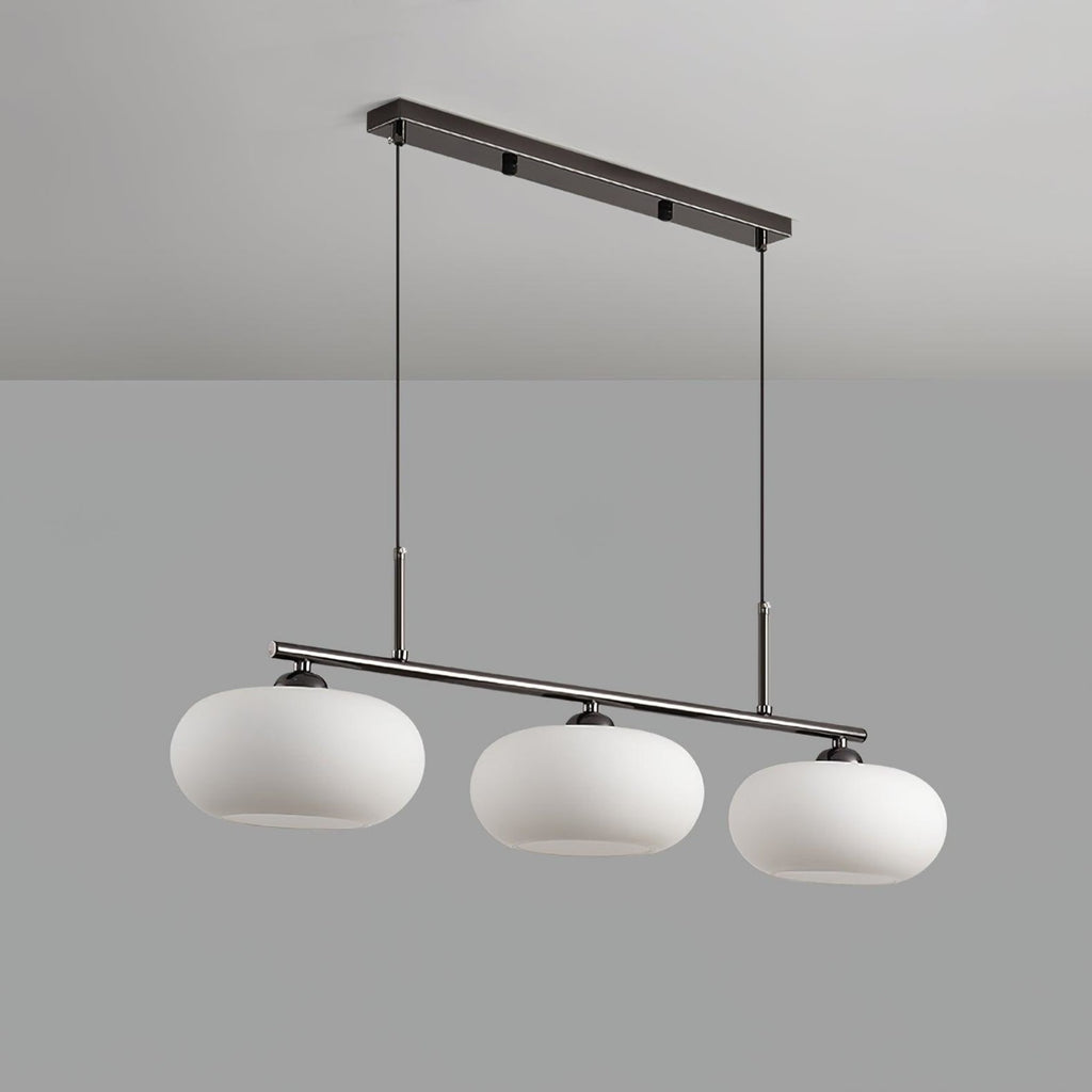 Modern Glass Pendant Light With Tri-Colour LED Glow — Ashbury Home & Living