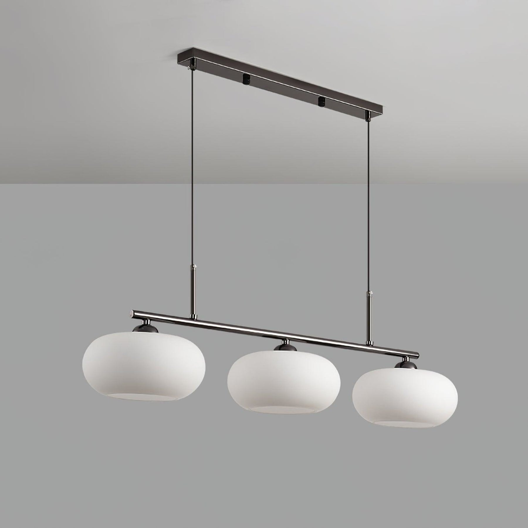 Modern Glass Pendant Light With Tri-Colour LED Glow — Ashbury Home & Living