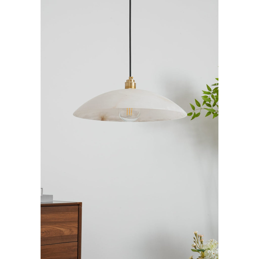 Modern Marble and Copper Pendant Light for Dining Room — Ashbury Home & Living