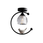 Contemporary Solid Brass Flush Mount Ceiling Light in Black — Ashbury Home & Living