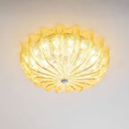 Vintage Glass Flush Mount Ceiling Light for Living Room — Ashbury Home & Living