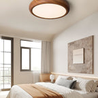 Scandinavian Wood Flush Mount Ceiling Light for Living Room — Ashbury Home & Living