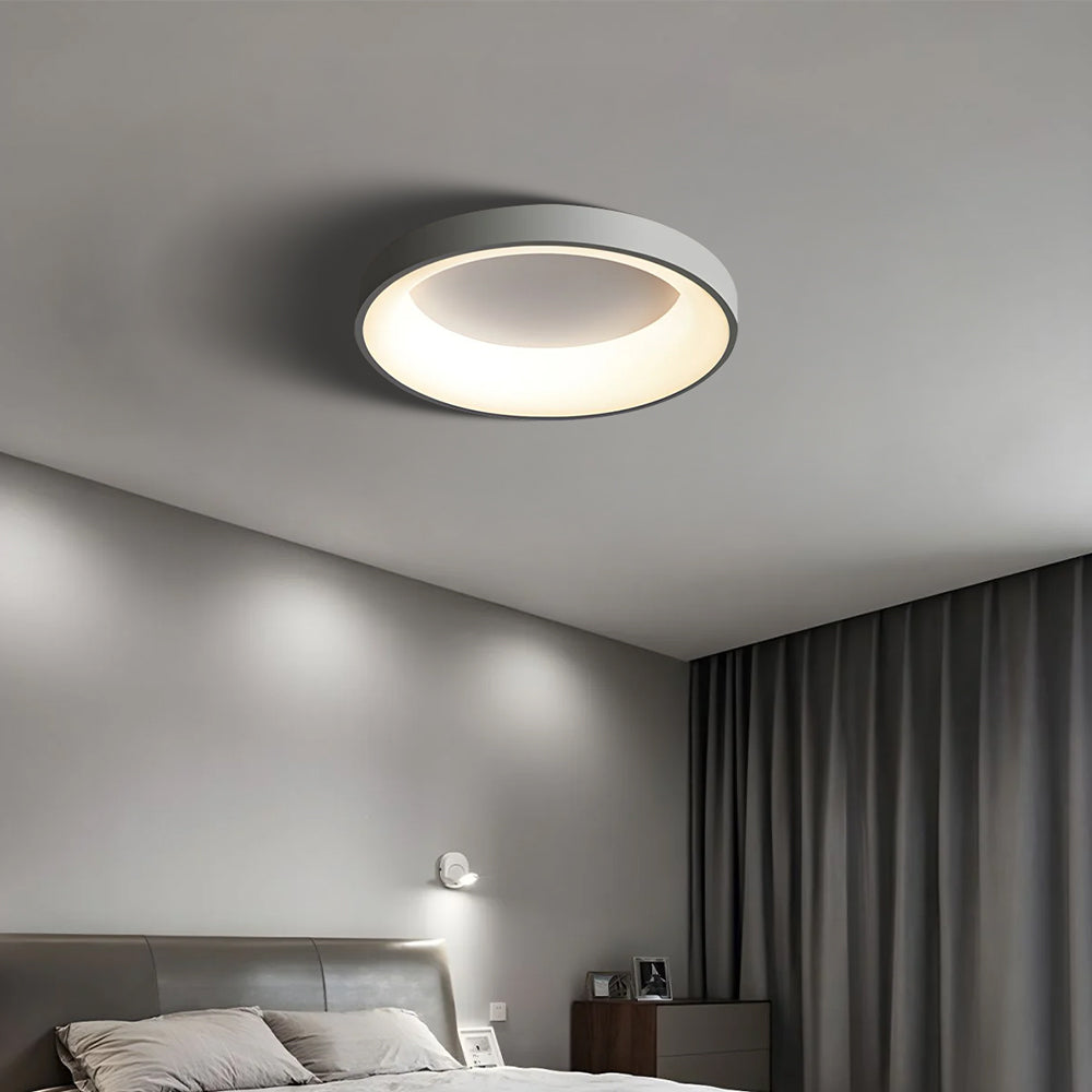 Round Flush Mount Ceiling Light with Diffuser