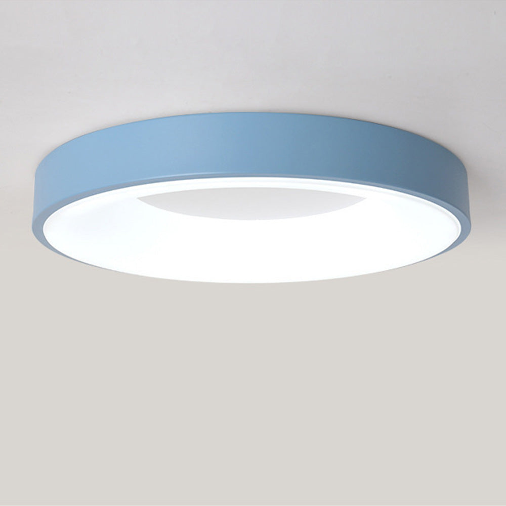 Round Flush Mount Ceiling Light with Diffuser