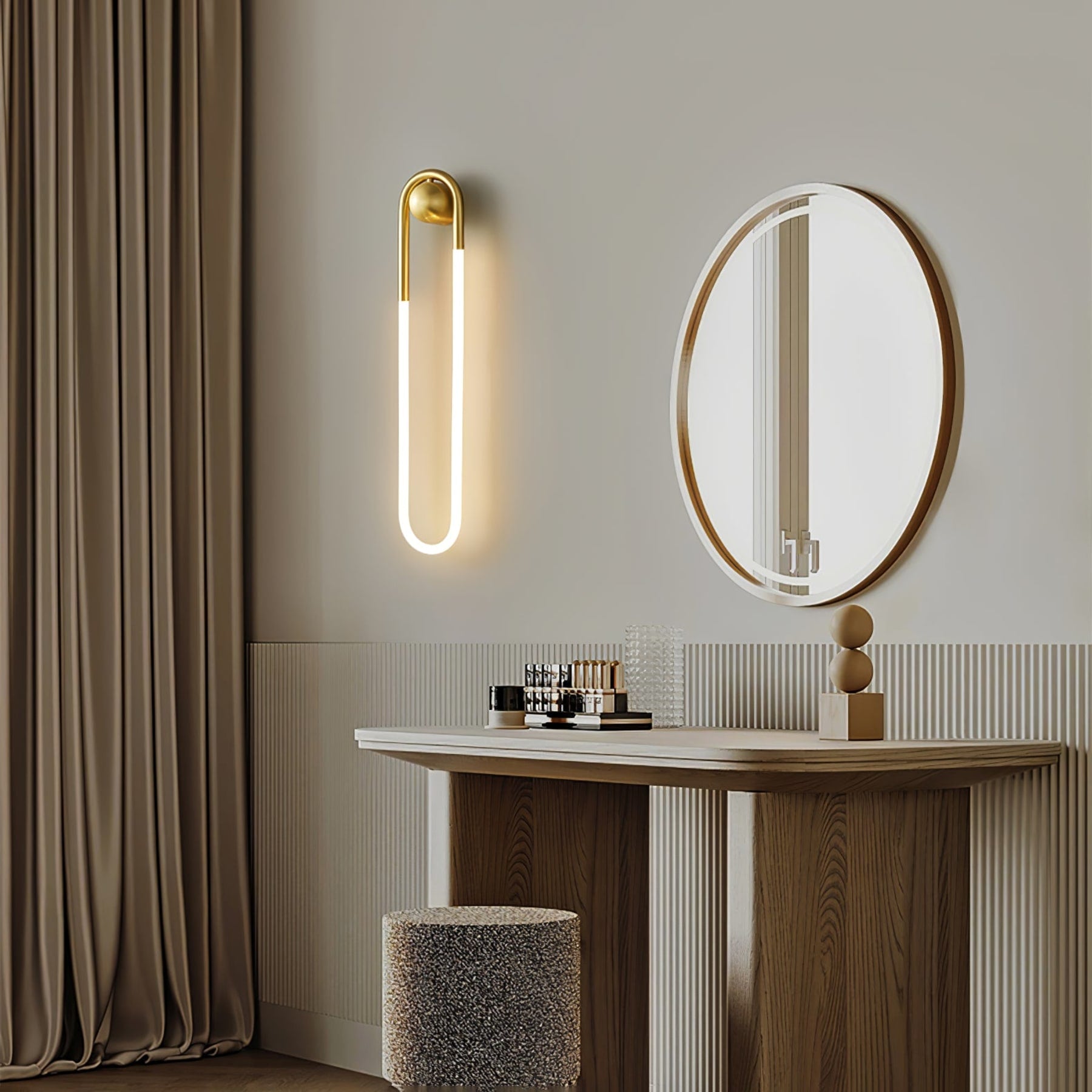 Minimalist Metal Wall Light for Living Room and Bedroom — Ashbury Home & Living