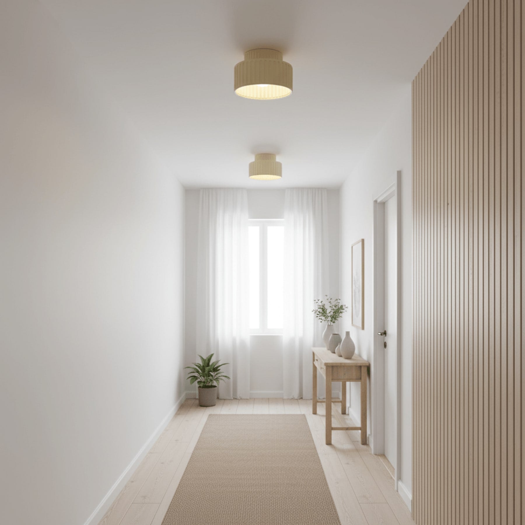Modern Semi-Flush Ceiling Light for Living Room and Bedroom — Ashbury Home & Living