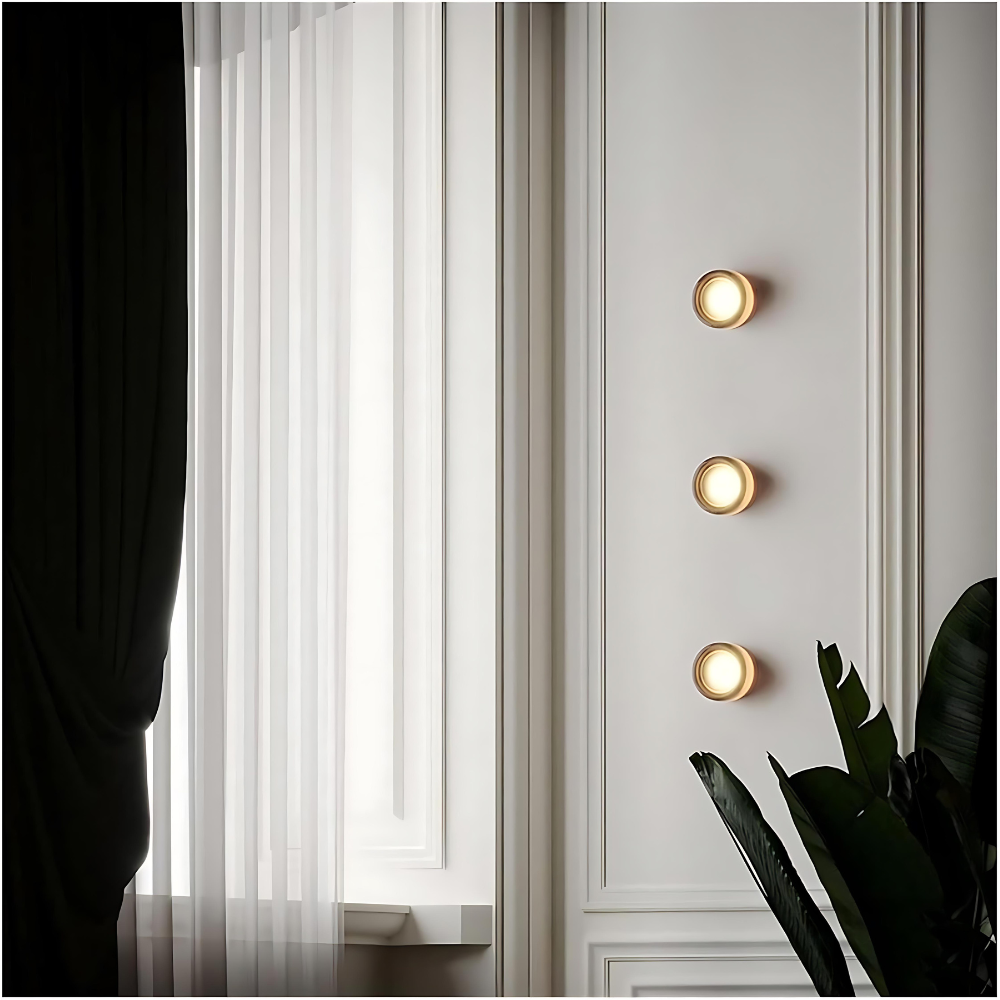 Modern Glass Wall Light With Adjustable LED Glow — Ashbury Home & Living