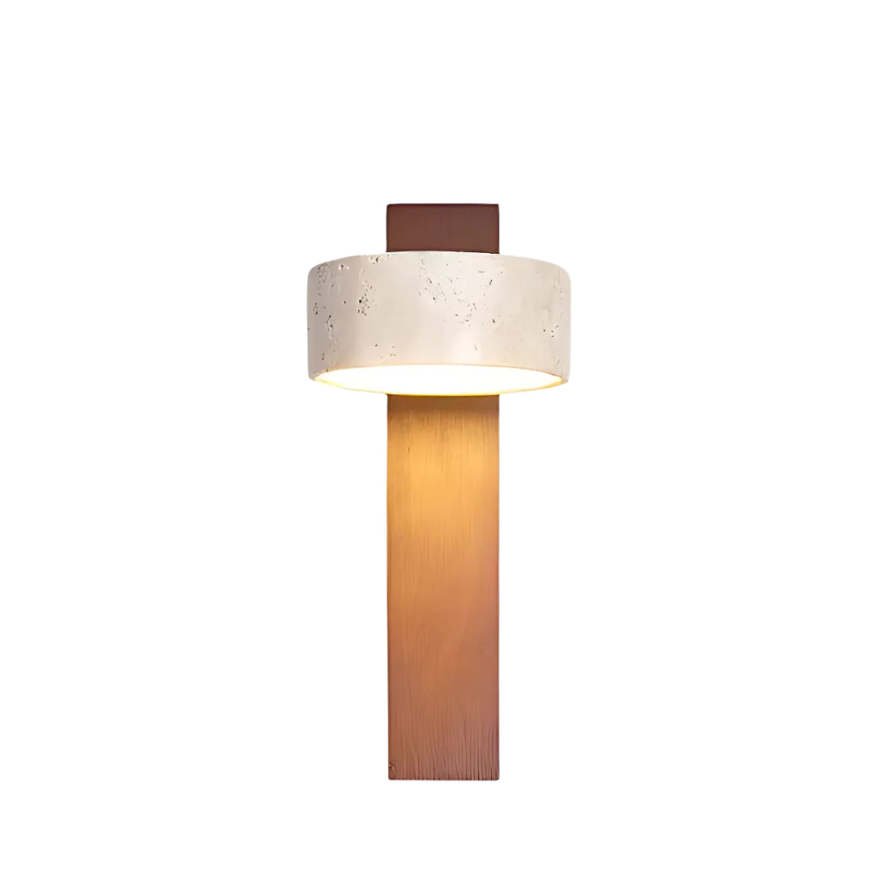 Modern Wood Wall Light with Bulb Included for Living Room in Walnut — Ashbury Home & Living