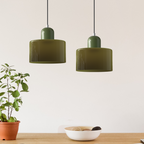 Bauhaus Glass E27 Pendant Light for Kitchen