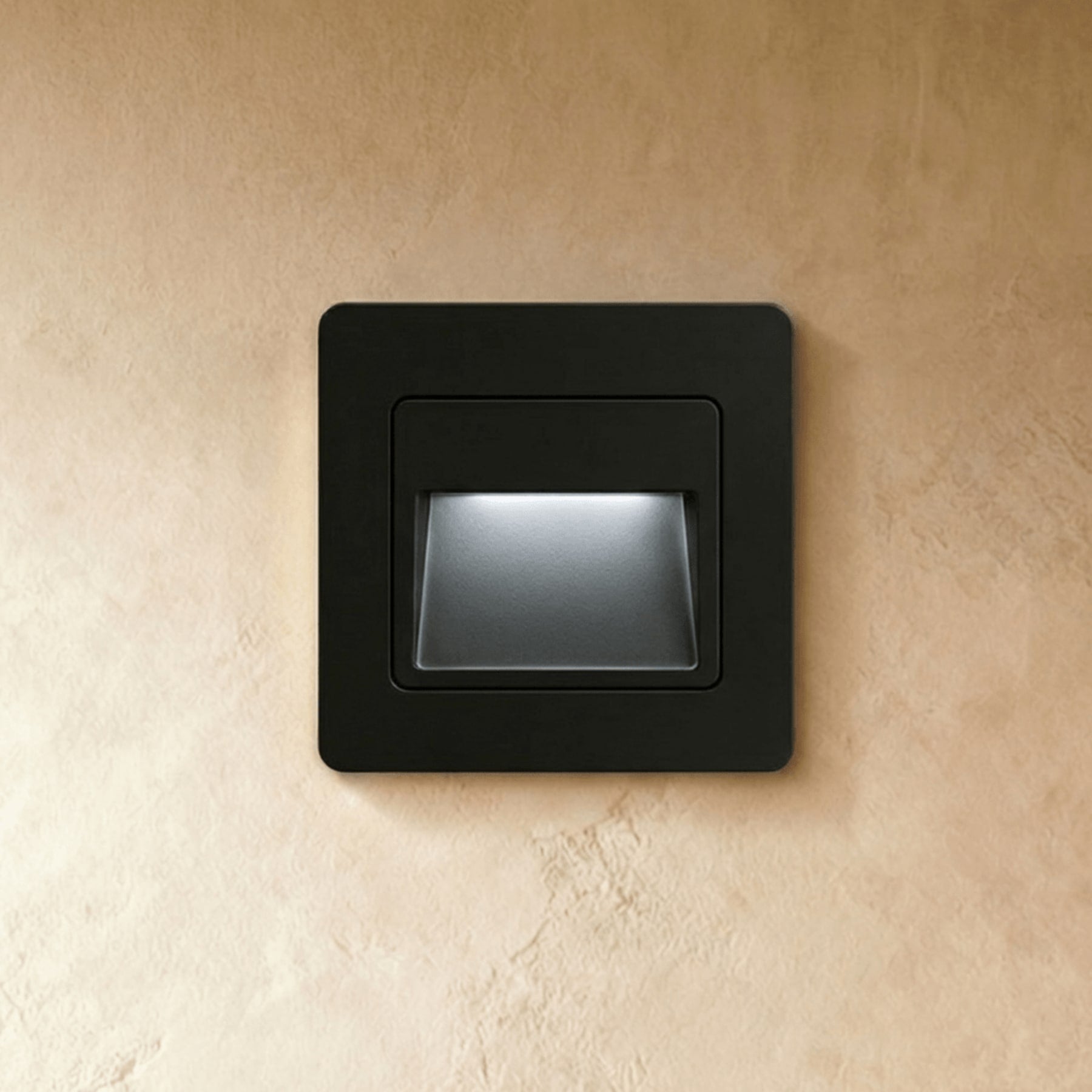 Minimalist Matte Plastic Wall Light for Hallway and Bedroom in Black — Ashbury Home & Living