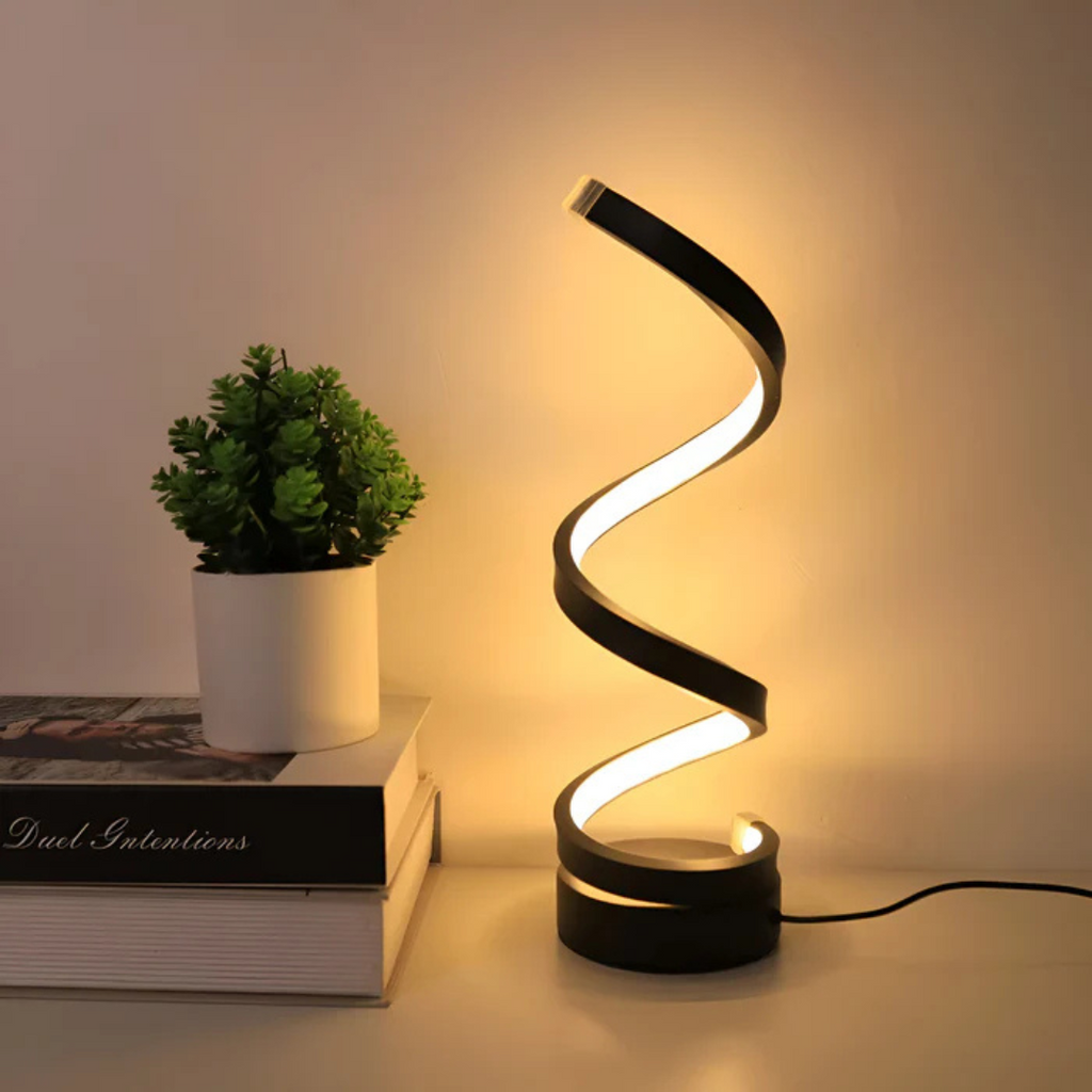 Modern Aluminium Table Lamp With USB Power — Ashbury Home & Living