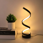 Modern Aluminium Table Lamp With USB Power — Ashbury Home & Living